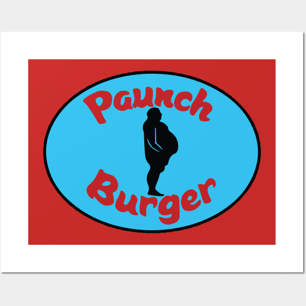 Paunch Burger Wall Art by slice_of_pizzo